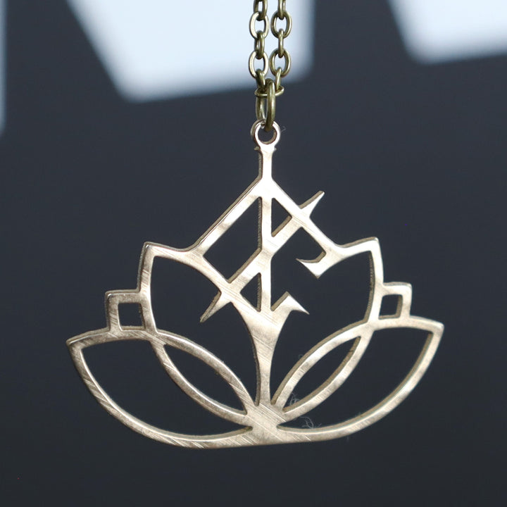 Full Circle x WCAR Reclaimed Cymbal Necklace Collab - Darkbloom