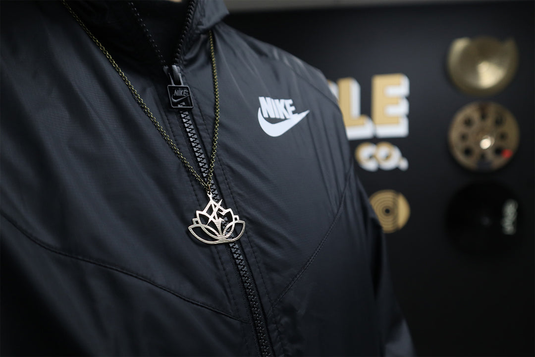 Full Circle x WCAR Reclaimed Cymbal Necklace Collab - Darkbloom
