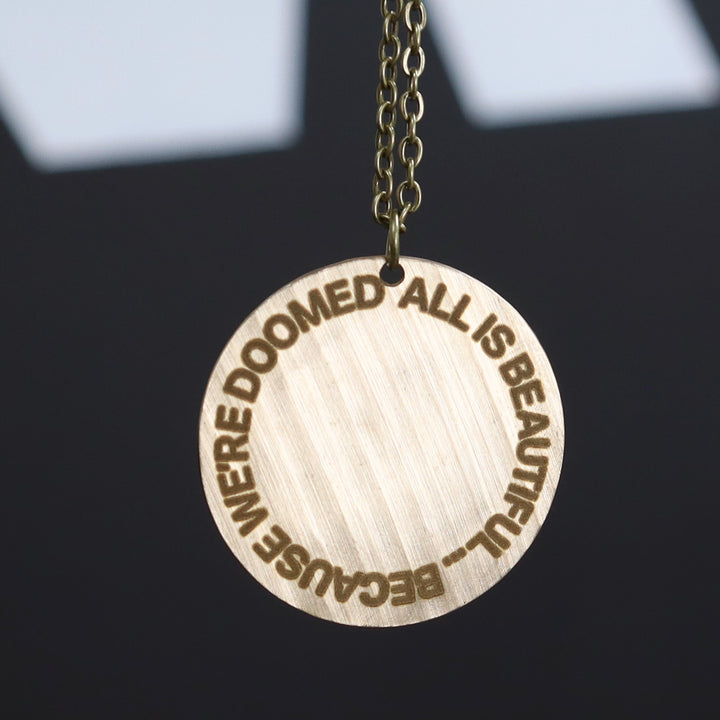 Full Circle x WCAR Reclaimed Cymbal Necklace Collab - All Is Beautiful