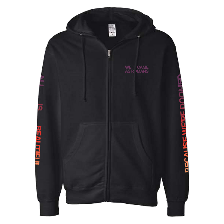 Branded Album Zip Up Hoodie