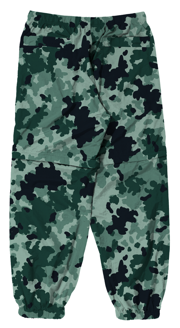 Camo joggers with zippers sales